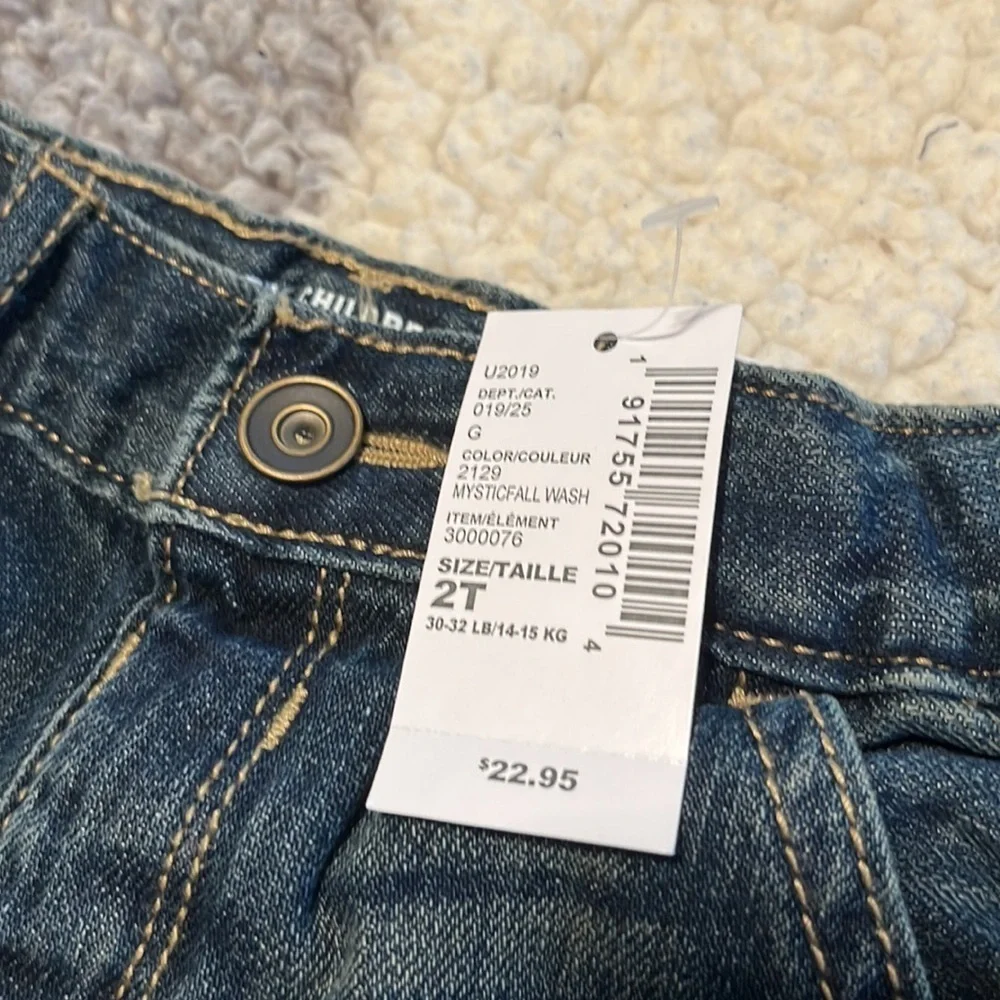 New Children’s Place Denim Cargo Shorts Size 2T NWT
